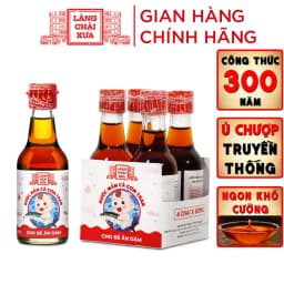 Thumbnail Nước mắm Cá Cơm Than Làng Chài Xưa cho bé ăn dặm từ 6 Tháng Tuổi an toàn, nhiều cá ít muối vitamin 60ml/chai 1