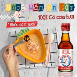 Thumbnail Nước mắm Cá Cơm Than Làng Chài Xưa cho bé ăn dặm từ 6 Tháng Tuổi an toàn, nhiều cá ít muối vitamin 60ml/chai 2