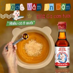 Thumbnail Nước mắm Cá Cơm Than Làng Chài Xưa cho bé ăn dặm từ 6 Tháng Tuổi an toàn, nhiều cá ít muối vitamin 60ml/chai 3