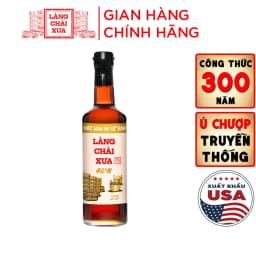 Thumbnail Nước mắm nhỉ 40 độ đạm Làng Chài Xưa nhãn vàng chai thủy tinh 500ml ủ chượp 2 lần không chất bảo quản 1