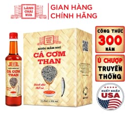 Thumbnail Nước mắm nhỉ cá cơm than Làng Chài Xưa 525ml (01 chai) sánh đặc thịt cá 300 năm truyền thống 1