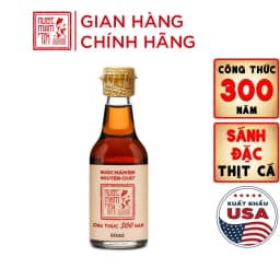 Thumbnail Nước Mắm Tĩn Nhãn Đỏ cá cơm than Mini 40N 60ml/chai Rin Nguyên Chất Truyền Thống 1