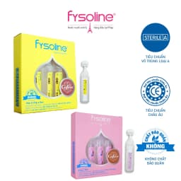 Thumbnail Nước muối sinh lý Fysoline vệ sinh mắt, mũi, miệng cho bé - combo 05 ống hồng + 05 ống vàng 5ml 1