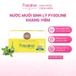 Thumbnail Nước Muối Sinh Lý Kháng Khuẩn Pháp FYSOLINE Hỗ Trợ Giảm Viêm Mũi, Sổ Mũi Hộp 20 Ống x 5ml 1