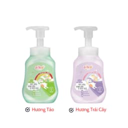 Thumbnail Nước Rửa Bình Sữa Aiko Hương Trái Cây & Hương Táo Dạng Chai 500ml/Túi 650ml 2
