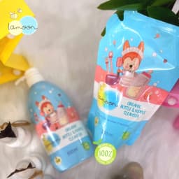 Thumbnail Nước rửa bình sữa Organic an toàn cho bé Lamoon - Bình 500ml 3