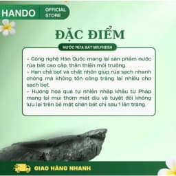 Thumbnail Nước rửa chén đậm đặc siêu sạch MrFresh 1,6L an toàn da tay Múi quế/Gừng/Cám gạo 4