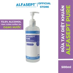 Thumbnail Nước Rửa Tay Khô ALFASEPT Pure An Toàn Cho Da Nhạy Cảm, Giúp Diệt Khuẩn Nhanh Chóng Và Hiệu Quả Lọ 500ml 3