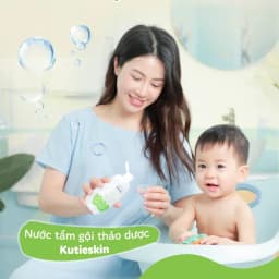 Thumbnail Nước tắm gội thảo dược cho bé Kutieskin 200ml/ 500ml - STK01/STK03 1