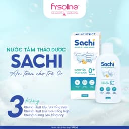 Thumbnail Nước tắm thảo dược SACHI dịu mát da, phòng rôm sảy, mẩn ngứa, hăm tã, bảo vệ làn da cho bé chai 250ml 3