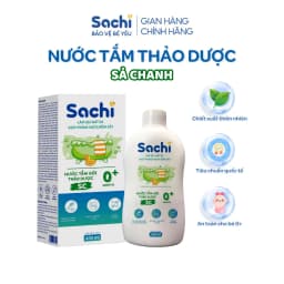 Thumbnail Nước Tắm Thảo Dược Sachi Sả Chanh 250ml - Tự Nhiên Dịu Mát Da, Ngừa Rôm Sảy Cho Bé Từ Sơ Sinh 2