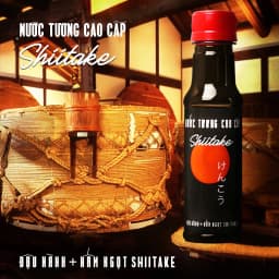 Thumbnail Nước tương cao cấp Shiitake lên men tự nhiên từ đậu nành và nấm ngọt Shiitake, chai nhựa 125ml/chai Làng Chài Xưa 2