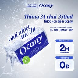 Thumbnail Nước uống ion kiềm Ocany 350ml thùng 24 chai 1
