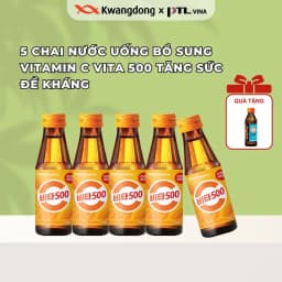 Thumbnail Nước uống Vitamin Vita 500 Kwangdong tăng cường hệ miễn dịch, chống oxy hóa chai 100ml 1