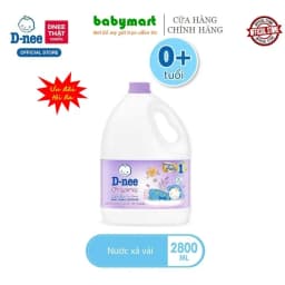 Thumbnail Nước xả Dnee bình tím 2800ml mềm vải mẫu mới chính hãng 1