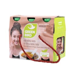 Thumbnail Nước yến Dưỡng Nhan Tổ Yến và Trùng Thảo - Green Bird - Lốc 6 chai - 175ml/chai 1