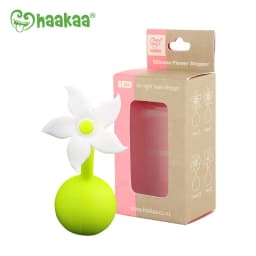 Thumbnail Nút hoa chặn cốc hứng sữa Haakaa. Chất liệu silicone cao cấp, an toàn. Không chứa BPA, PVC và phthalate 2