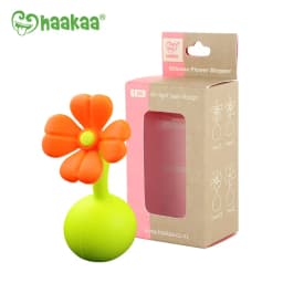 Thumbnail Nút hoa chặn cốc hứng sữa Haakaa. Chất liệu silicone cao cấp, an toàn. Không chứa BPA, PVC và phthalate 4