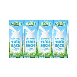 Thumbnail NutiMilk Sữa Tươi Tươi Sạch Nguyên Chất Hộp 180ml Thùng 24 Hộp (180ml x 24 hộp) 1