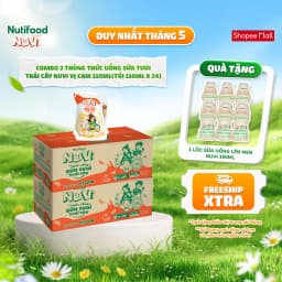 Thumbnail NuVi Combo 2 Thùng Thức Uống Sữa Tươi Trái Cây 110ml (110ml x 48 gói) 3