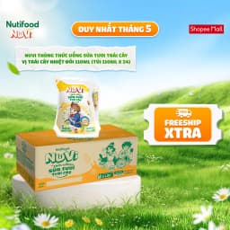 Thumbnail NuVi Thùng Thức Uống Sữa Tươi Trái Cây 110ml (Túi 110ml x 24) 4