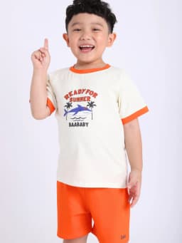 Thumbnail Đồ Bộ Bé Trai In Họa Tiết Khủng Long, Xe Đua Cotton Thoáng Mát (1-10 Tuổi)BaaBaby DB03N 4