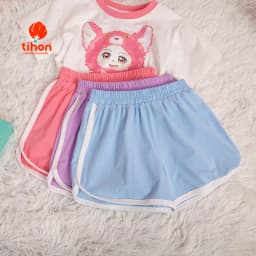 Thumbnail Đồ bộ cho bé gái TIHON cao cấp chất liệu cotton thoáng mát, mềm mại cho bé SET0750685 4