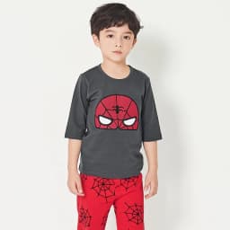 Thumbnail Đồ bộ lửng quần áo thun cotton mặc nhà mùa hè cho bé trai Unifriend Hàn Quốc 2024-2 2