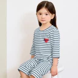 Thumbnail Đồ bộ lửng quần áo thun cotton mặc nhà mùa hè cho bé trai và bé gái Unifriend Hàn Quốc 2022-1 4