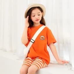 Thumbnail Đồ bộ ngắn tay quần áo thun cotton mịn mặc nhà mùa hè cho bé trai và bé gái Unifriend Hàn Quốc U2024-6 2
