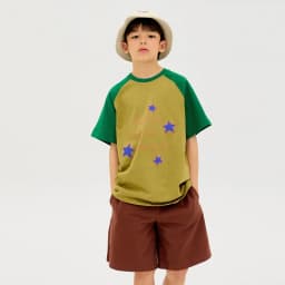 Thumbnail Đồ bộ ngắn tay quần áo thun cotton mịn mặc nhà mùa hè cho bé trai và bé gái Unifriend Hàn Quốc U2024-4 4