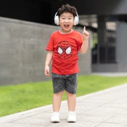Thumbnail Đồ bộ ngắn tay quần áo thun cotton mịn mặc nhà mùa hè cho bé trai Unifriend Hàn Quốc U3022 4