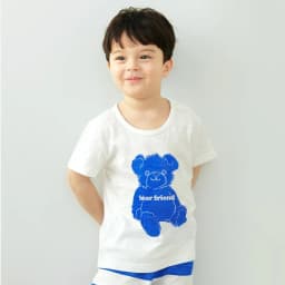 Thumbnail Đồ bộ ngắn tay thun cotton cho bé trai, bé gái mặc nhà mùa hè Unifriend Hàn Quốc U2022-8. Size đại 5, 6, 8, 10 tuổi 4