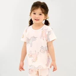 Thumbnail Đồ bộ ngắn tay thun cotton dành cho bé trai, bé gái mặc nhà mùa hè Unifriend Hàn Quốc U2022-6. Size đại 5, 6, 8, 10 tuổi 2