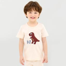 Thumbnail Đồ bộ ngắn tay thun cotton dành cho bé trai, bé gái mặc nhà mùa hè Unifriend Hàn Quốc U2022-6. Size đại 5, 6, 8, 10 tuổi 3