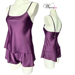 Thumbnail Đồ bộ ngủ nữ quần đùi áo 2 dây WANNABE basic tối giản, dịu dàng trên da cho giấc ngủ trọn vẹn BSL08 4