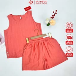 Thumbnail Đồ Bộ Nữ, Bộ Mặc Nhà SANDBOX Chất Liệu Đũi Tơ Cao Cấp, Thiết Kế Can Phối Trendy  BDD25002 3