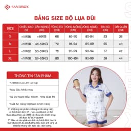 Thumbnail Đồ Bộ Nữ Pijama Đùi SANDBOX Chất Lụa Latin Luxury Cao Cấp Mềm Mượt Mát Họa Tiết Đốc Quyền-BLD25006 2