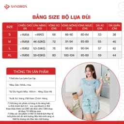 Thumbnail Đồ Bộ Nữ SANDBOX Chất Lụa Latin Cao Cấp, Thiết Kế Cổ Thuyền Thời Thượng Sang Trọng BLD25008 2