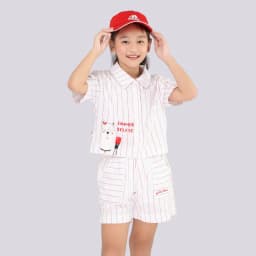 Thumbnail Đồ bộ pijama cho bé gái từ 22-55 KG YF YAX007-3, quần áo trẻ em mặc hè 2