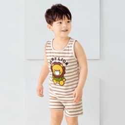 Thumbnail Đồ bộ quần áo ba lỗ sát nách cotton cho bé trai, bé gái mặc nhà mùa hè Unifriend Quốc U2022-10. Size đại 5, 6, 8,10 tuổi 2