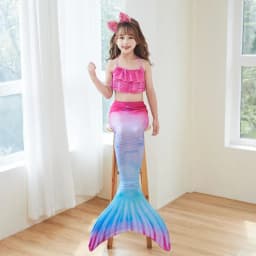Thumbnail Đồ bơi bé gái SKIDS sét đồ bơi cho bé nàng tiên cá chi tiết 3 mảnh đáng yêu cho bé đi biển chụp ảnh 3