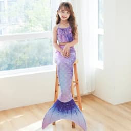 Thumbnail Đồ bơi bé gái SKIDS sét đồ bơi cho bé nàng tiên cá chi tiết 3 mảnh đáng yêu cho bé đi biển chụp ảnh 4