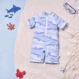 Thumbnail Đồ bơi bé trai ILABY đồ bơi chất liệu thun lạnh chống thấm nước, chống tia UV size đại từ 9-38kg [3478] 2