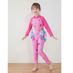 Thumbnail Đồ bơi dài tay bé gái SKIDS Đồ bơi liền thân cho bé gái đi biển họa tiết đáng yêu 4