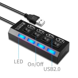 Thumbnail Ổ Cắm Điện Mở Rộng 4 / 7 Cổng usb 2.0 1