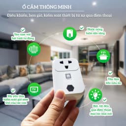 Thumbnail Ổ Cắm Wifi Thông Minh Hunonic, Ổ Cắm Hẹn Giờ Điều Khiển Từ Xa Bằng Điện Thoại - SK01 1