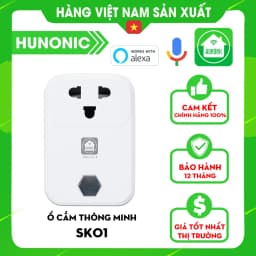 Thumbnail Ổ Cắm Wifi Thông Minh Hunonic, Ổ Cắm Hẹn Giờ Điều Khiển Từ Xa Bằng Điện Thoại - SK01 4