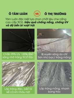 Thumbnail Ô Che Nắng Kính Lái Ô Tô Tâm Luân, Tấm Chắn Nắng Kính Chắn Gió, Chống Nóng Xe Hơi 4 5 7 9 Chỗ 1
