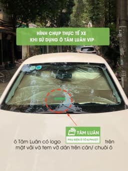 Thumbnail Ô che nắng kính lái ô tô Tâm Luân, dù che kính chắn gió oto, phụ kiện xe hơi 4 5 7 8 chỗ loại tốt 4